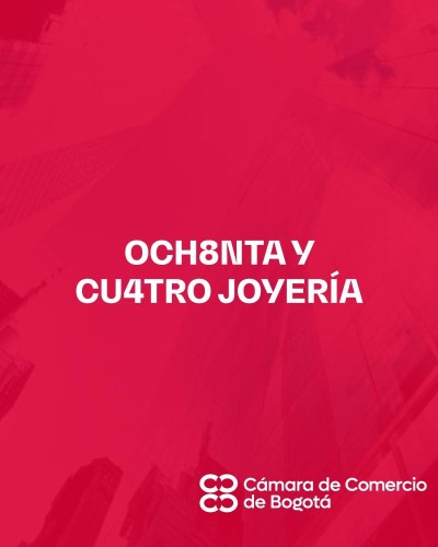 OCH8NTA Y CU4TRO JOYERÍA