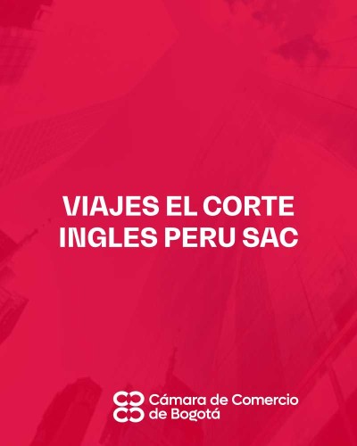 VIAJES EL CORTE INGLES PERU SAC