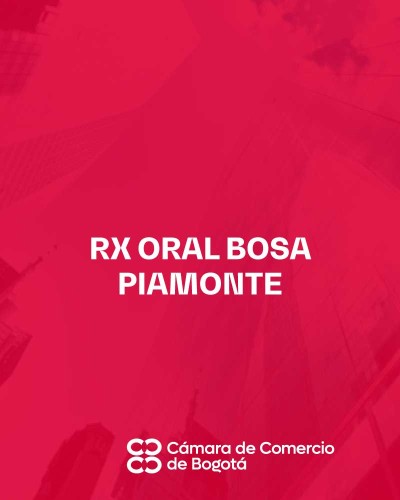 RX ORAL BOSA PIAMONTE