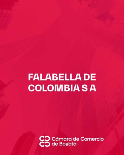 FALABELLA DE COLOMBIA S A